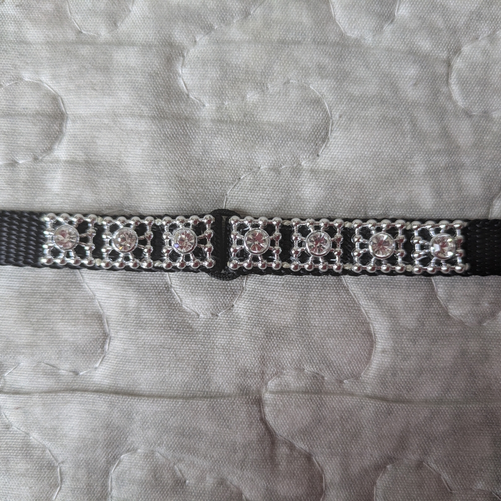 FREE,Crystal Accent Black Ribbon  Pet Collar, FREE With Purchase, NWOT ⛵